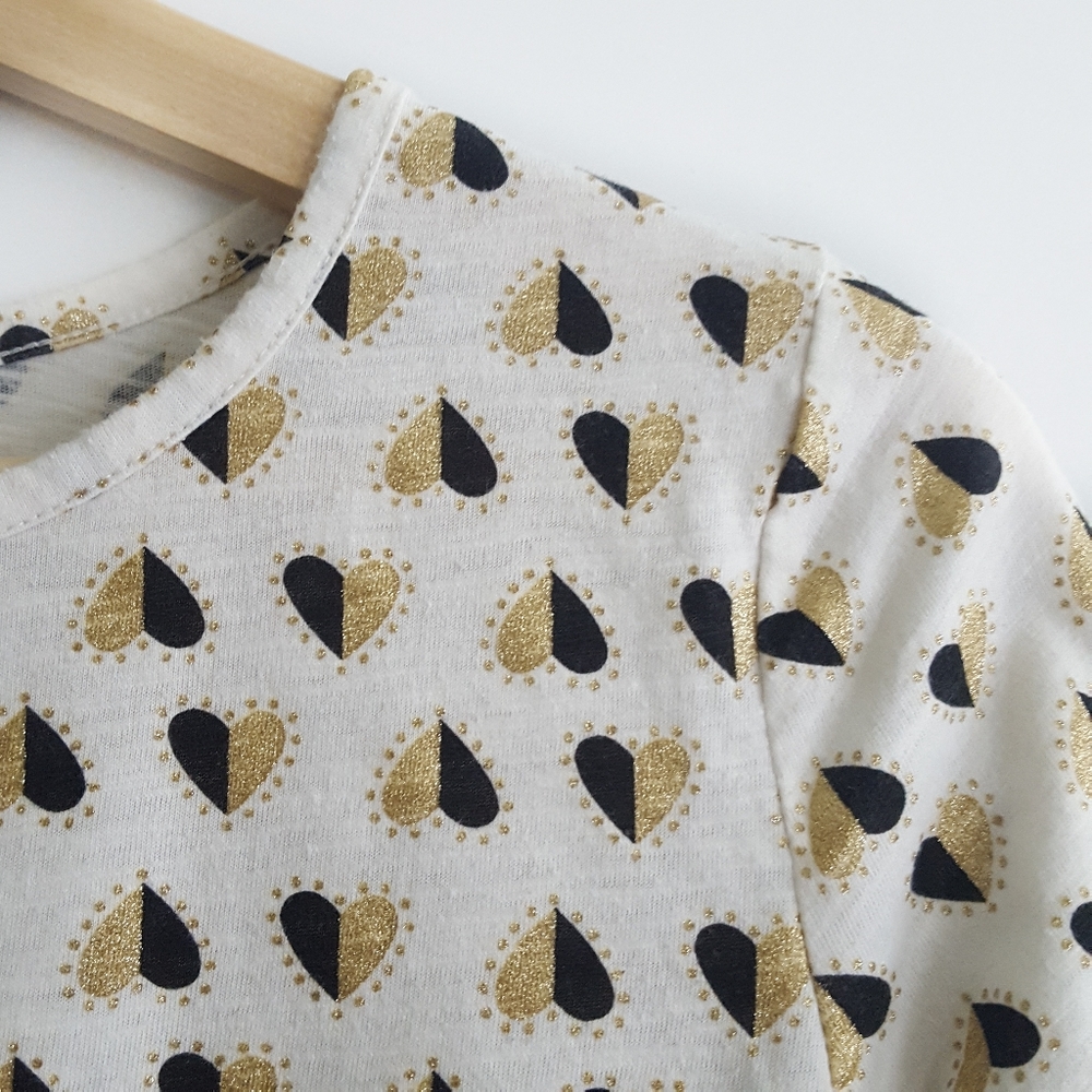 ▪︎Cat and Jack▪︎Girl's Dress with Shimmery Hearts - Picture 3 of 6